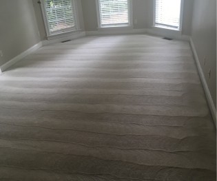 Deep carpet cleaning done to form a beautifully cleaned carpet