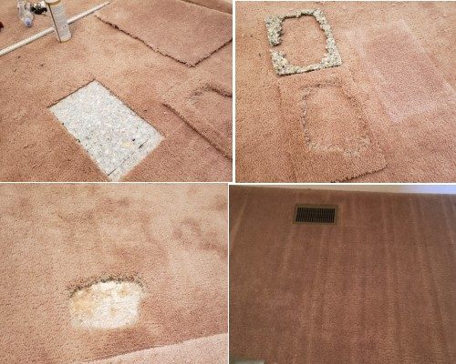 patching carpet